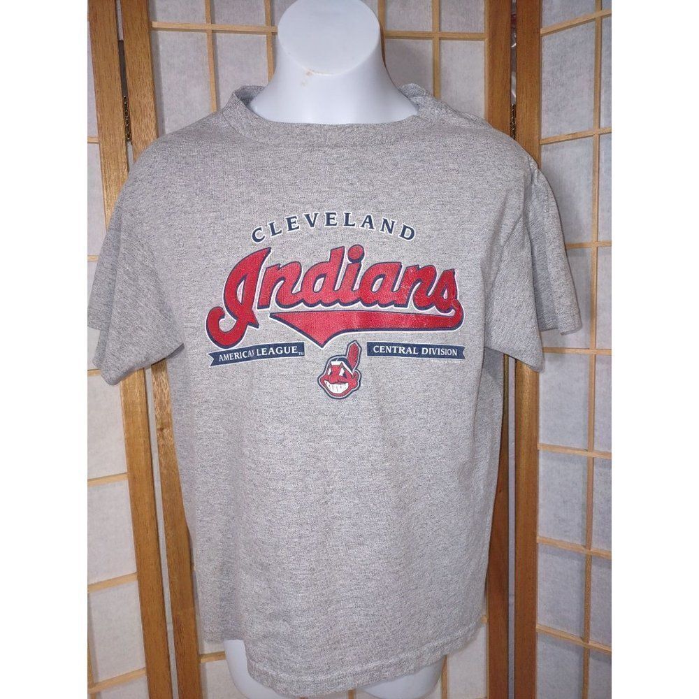 Cleveland Indians Kids Lg Chief Wahoo T-Shirt